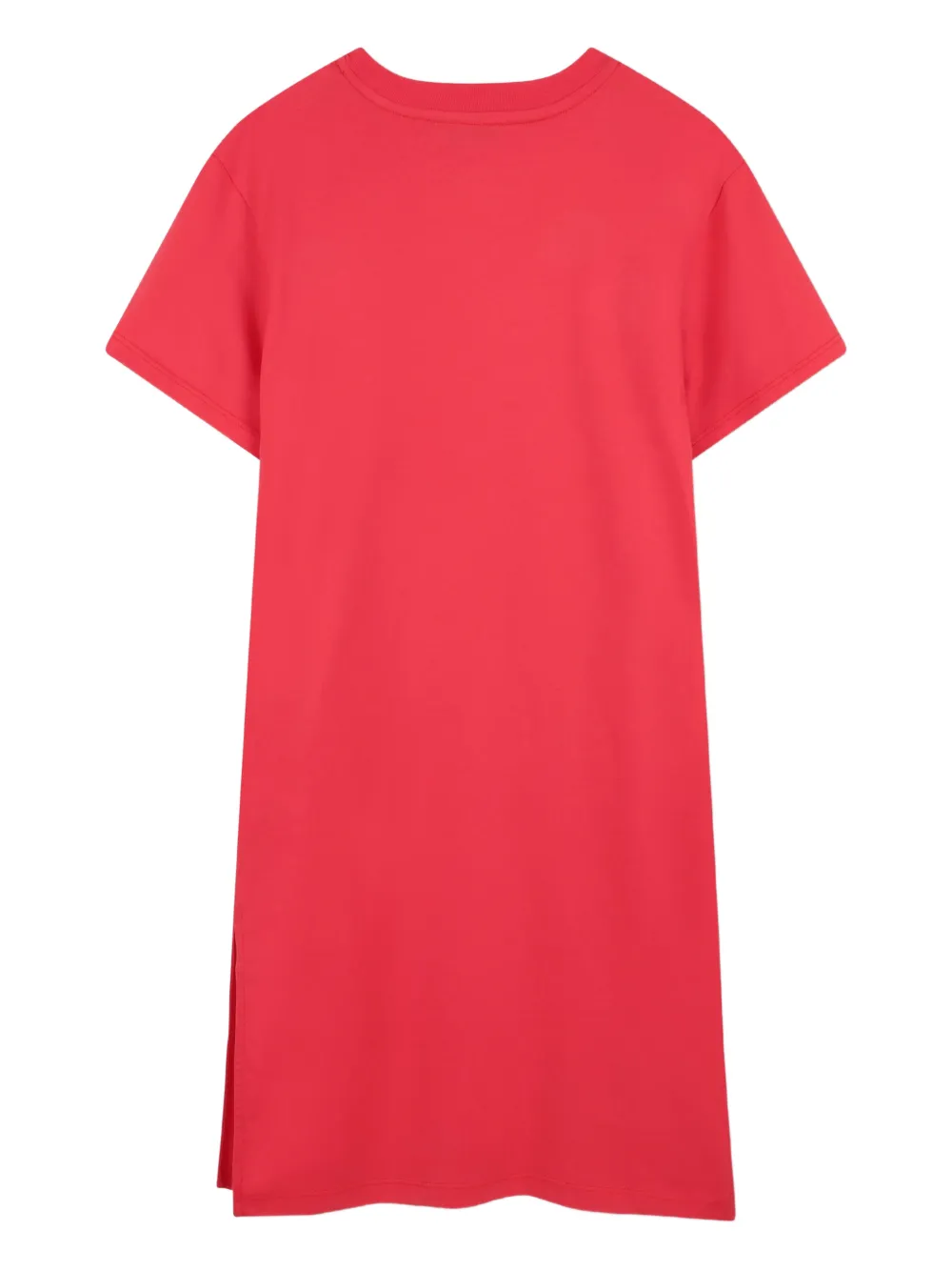 Lanvin Enfant Jurk met korte mouwen en reliëf Rood