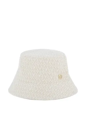 Emporio Armani Kids モノグラム ニットベレー帽 | ブルー | FARFETCH JP