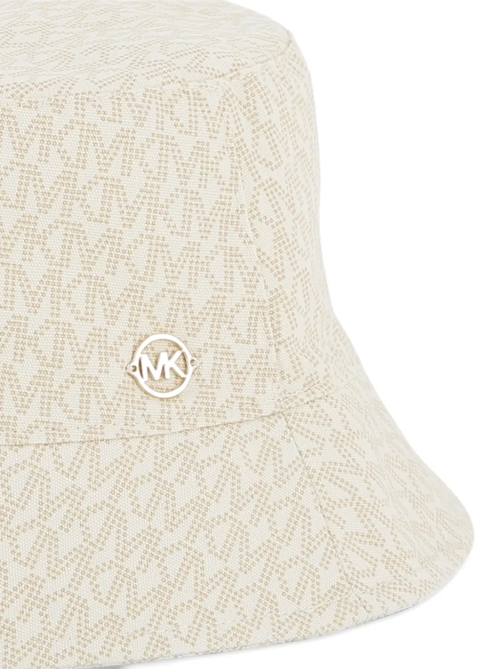 Logo-Pattern Bucket Hat