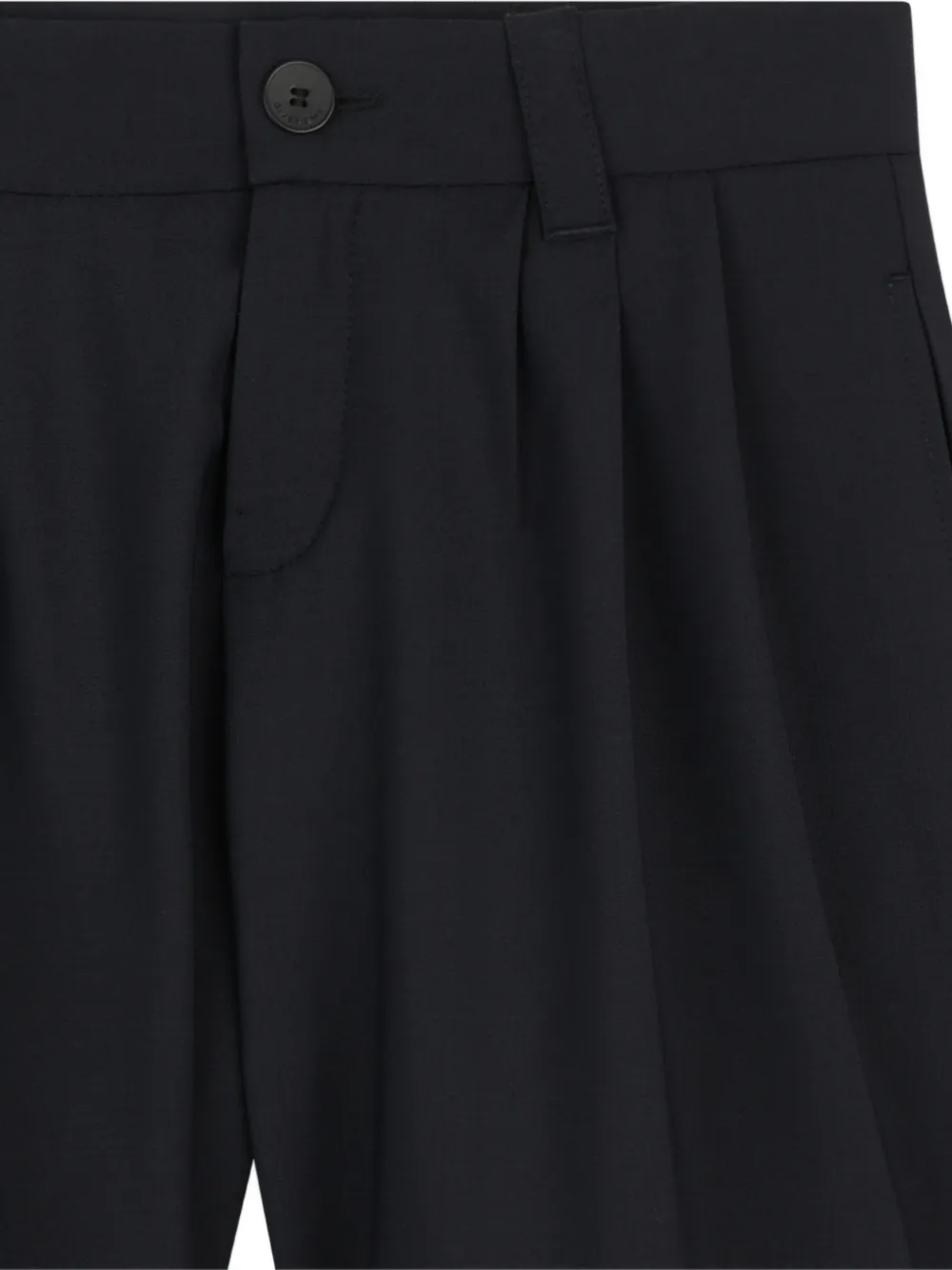  Givenchy Kids Cuffed Pleated Shorts - Blue 