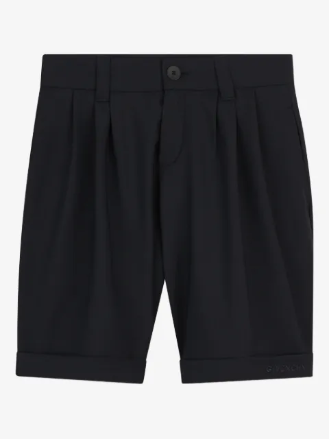Givenchy Kids Shorts con pieghe