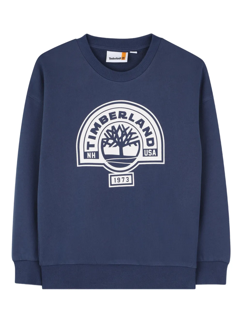 Timberland Kids graphic-print sweatshirt - Blu