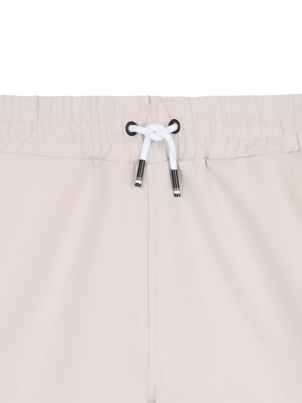  Boss Kidswear Stripe Drawstring Shorts - Neutrals 