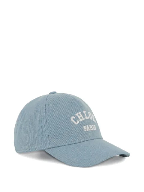 Chloé Kids gorra con logo bordado