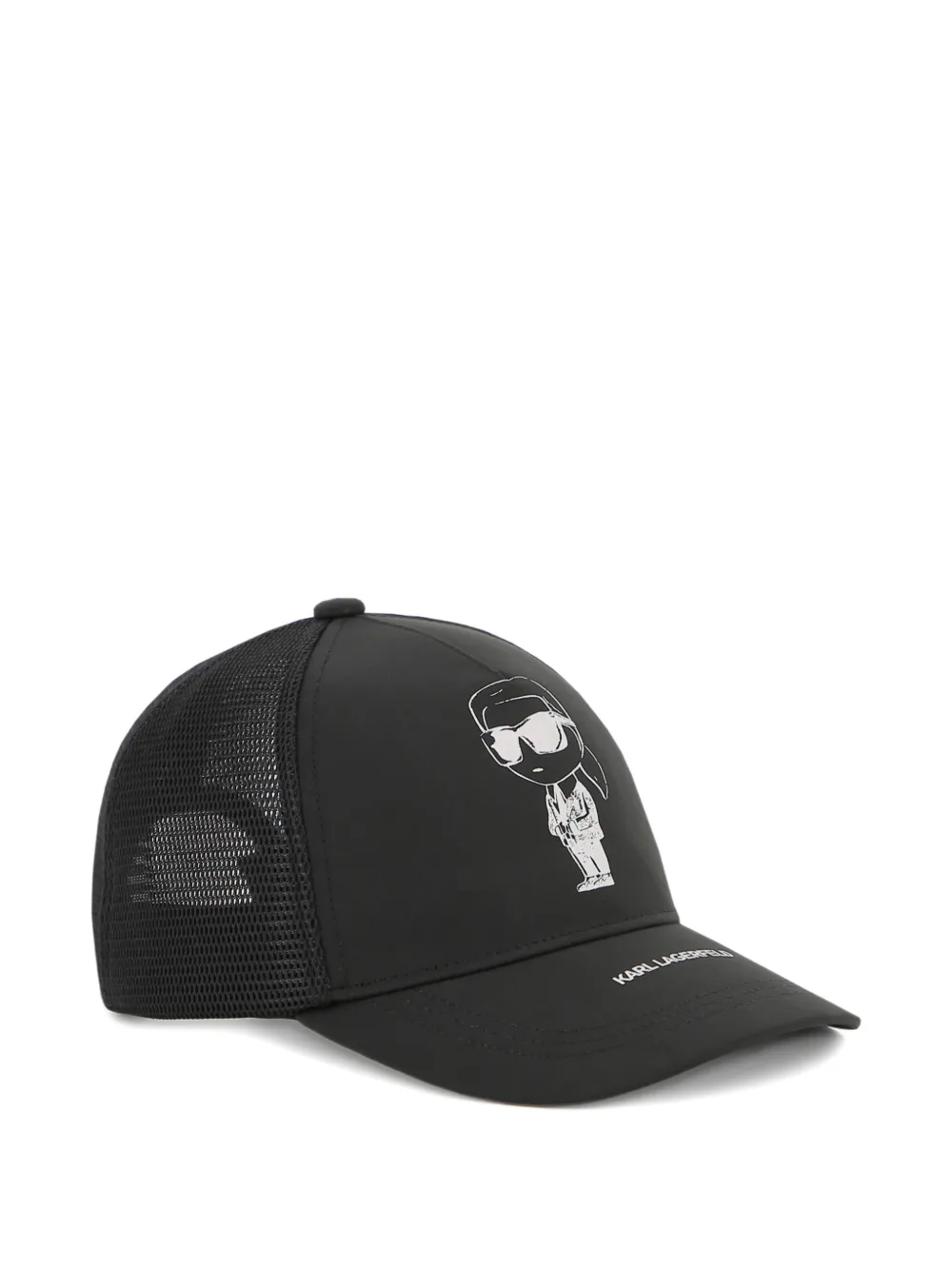 Karl Lagerfeld Kids Cappello con stampa - Nero