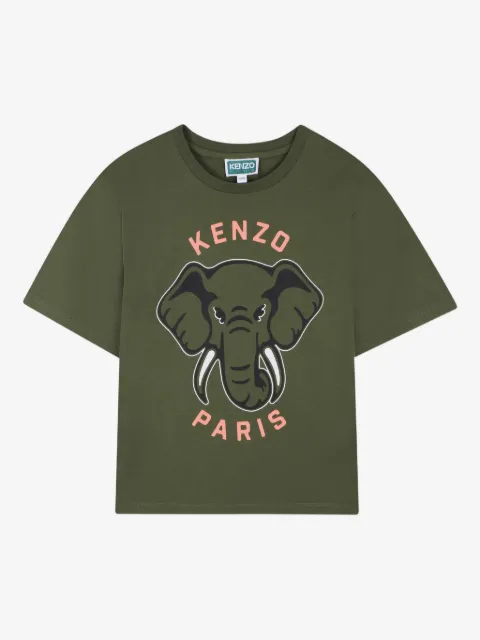Kenzo Kids elephant graphic T-shirt