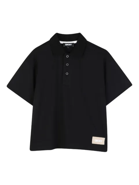 Dkny Kids playera tipo polo con botones