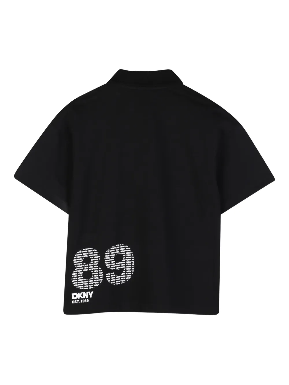 Buttoned Short-Sleeve Polo Shirt