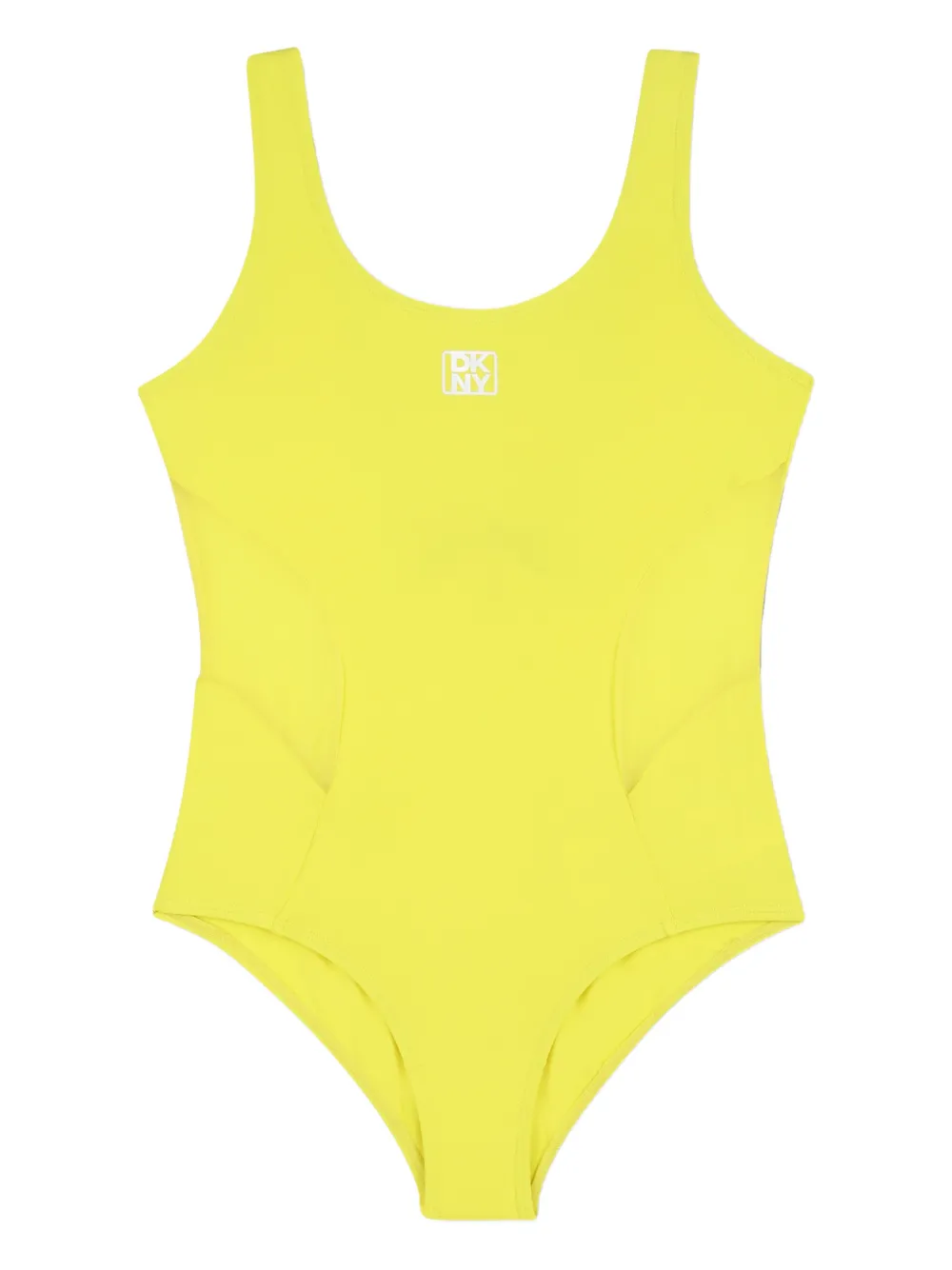 Dkny Kids Costume da bagno con logo - Giallo