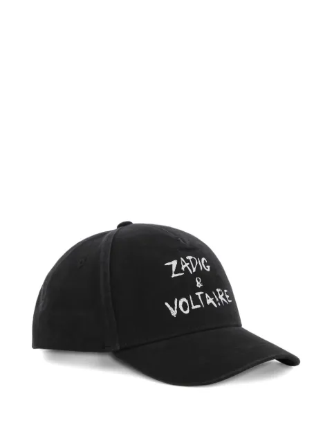 Zadig & Voltaire Kids gorra de béisbol con detalle del logo