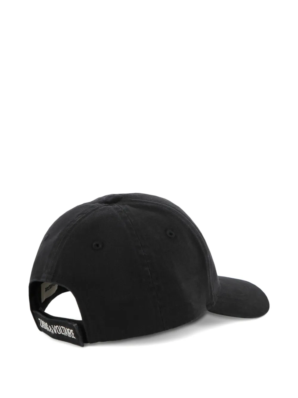 Zadig & Voltaire Kids Honkbalpet met logo Zwart
