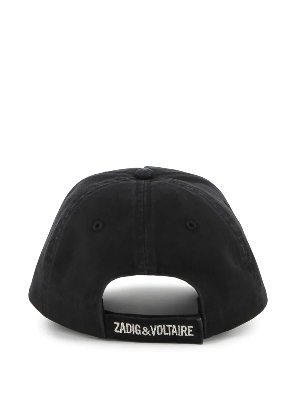 Zadig & Voltaire Kids Honkbalpet met logo - Zwart