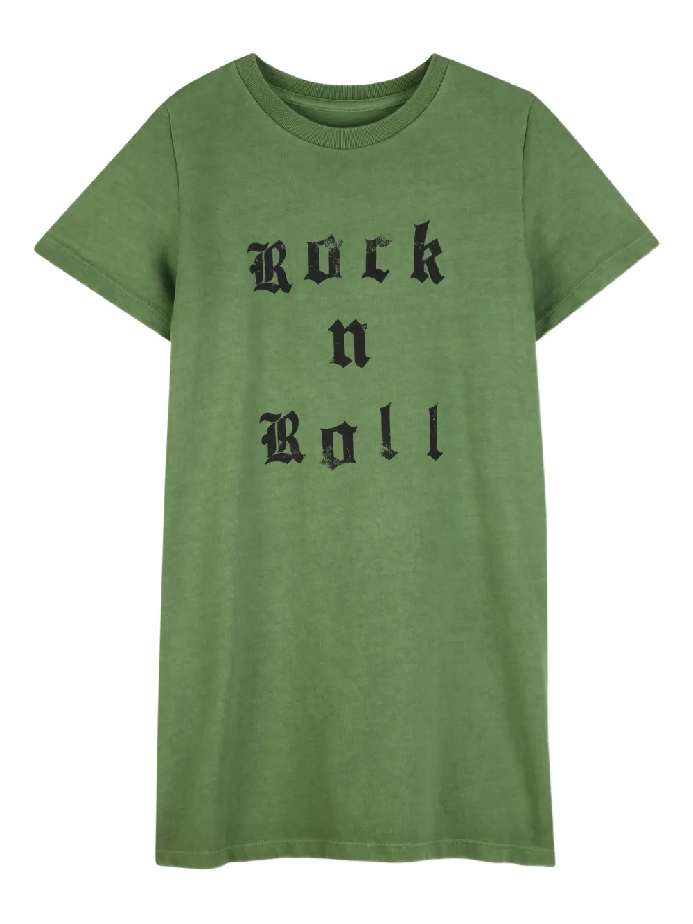 Zadig & Voltaire Kids print-detai dress - Verde