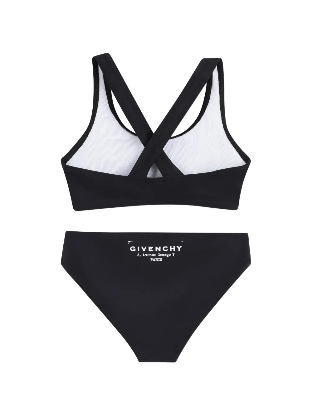 Givenchy Kids Twee bikini's met logoprint Zwart