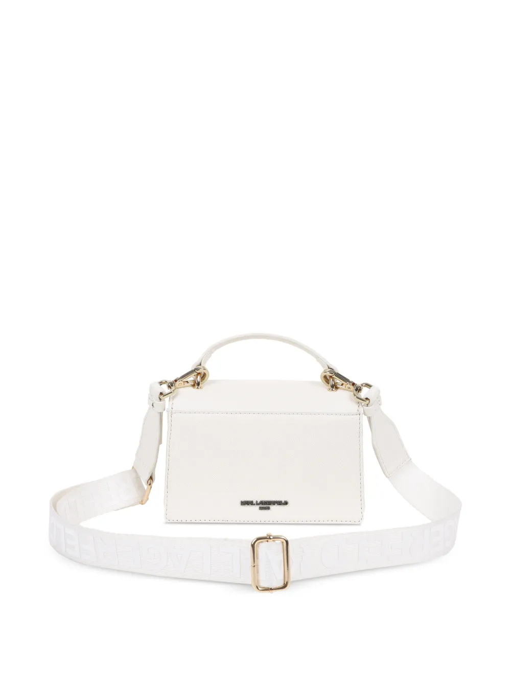  Karl Lagerfeld Kids Embellished Top Handle Bag - White 