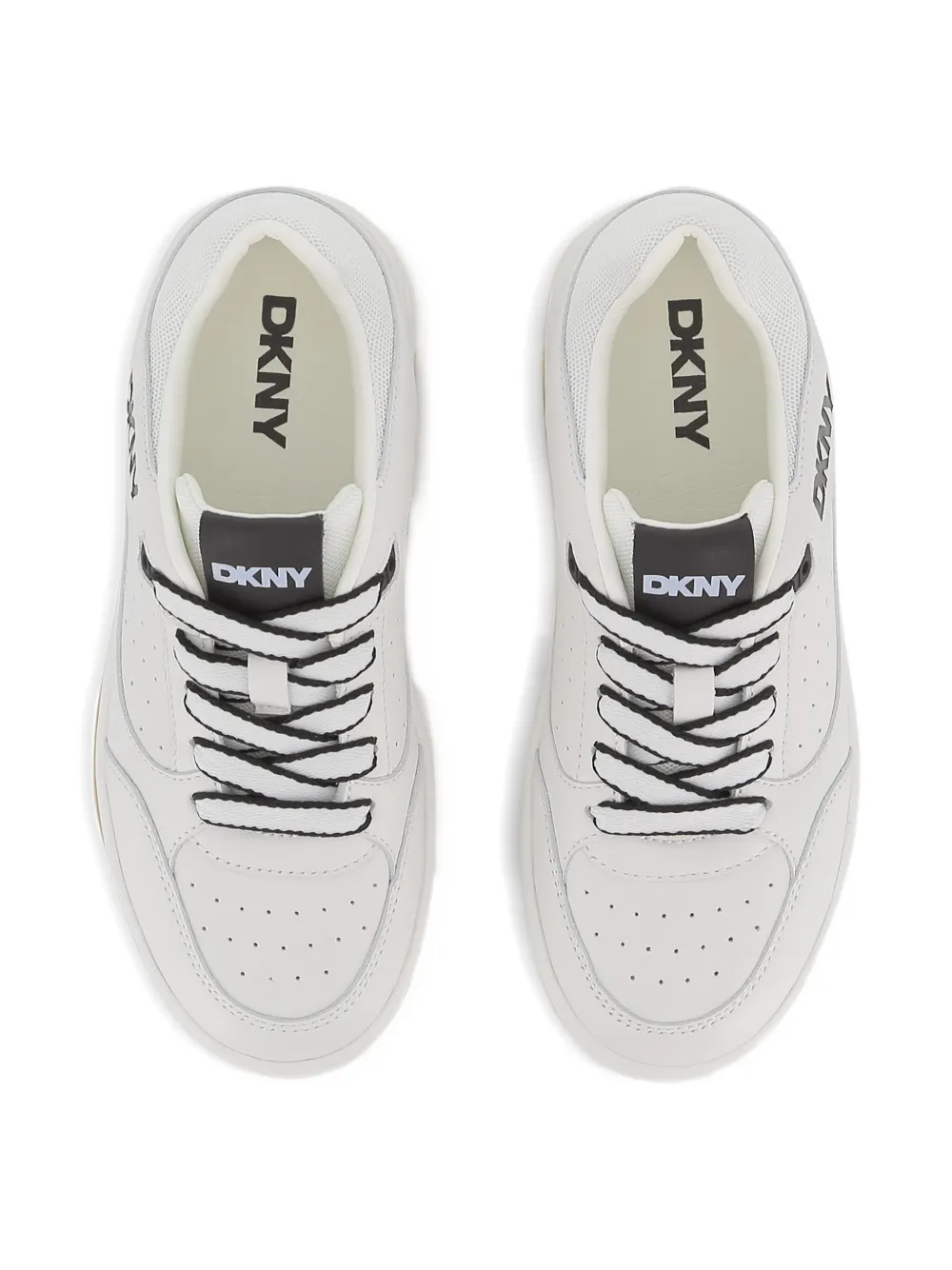 Dkny Kids logo-print sneakers Wit