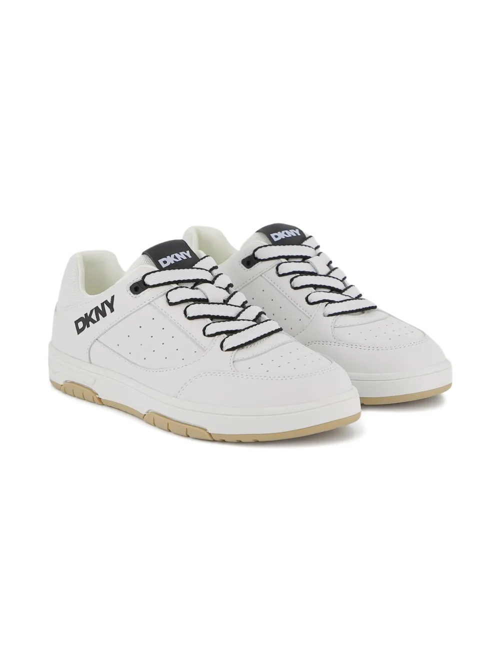 Dkny Kids logo-print sneakers - Bianco