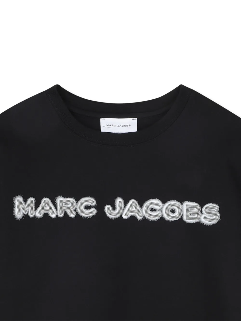 Marc Jacobs Kids T-shirt met logoprint Zwart