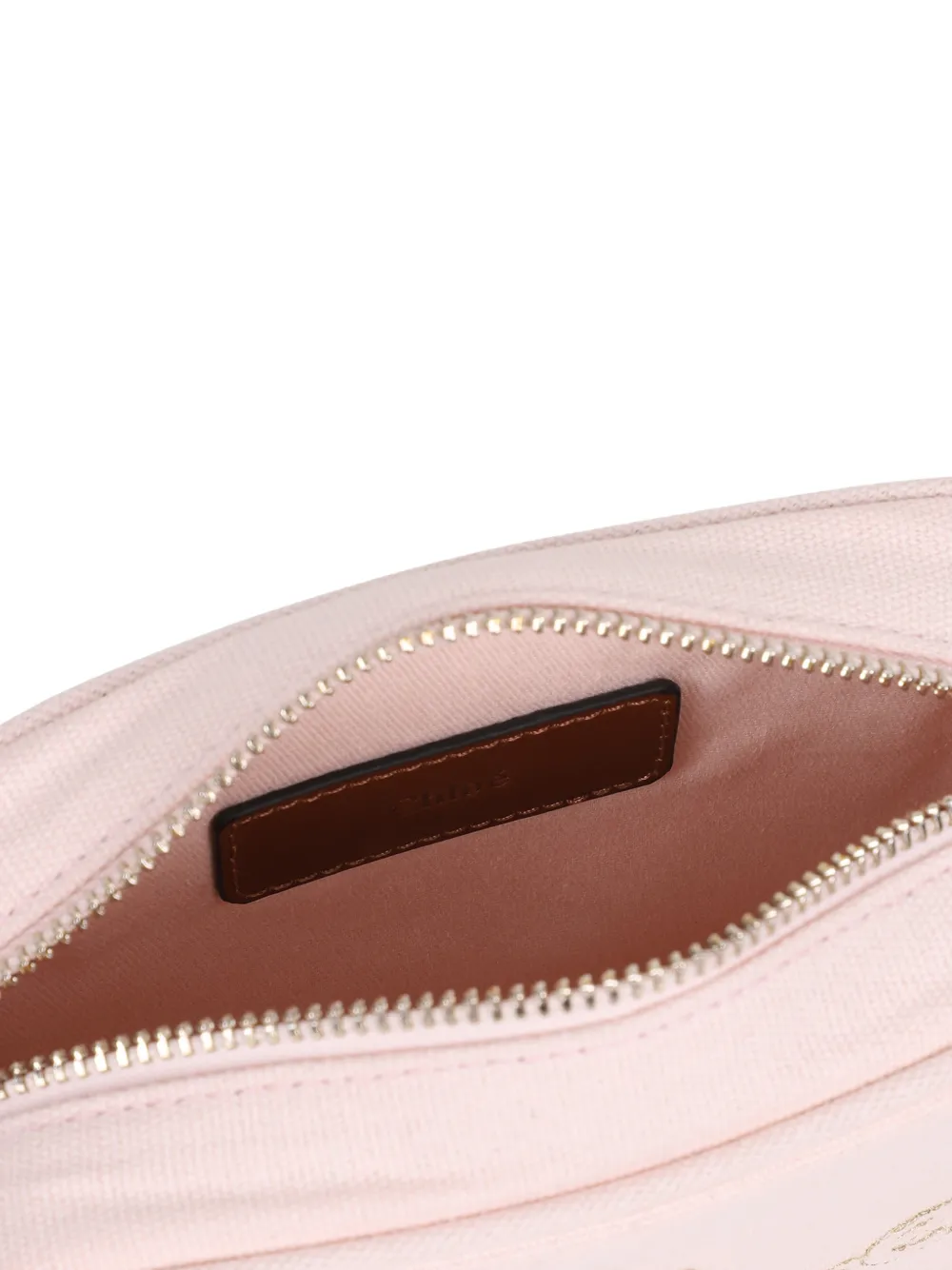 Chloé Kids Schoudertas met geborduurd logo Roze