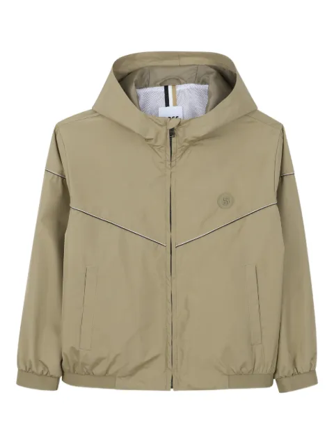 BOSS Kidswear manteau zippé à capuche