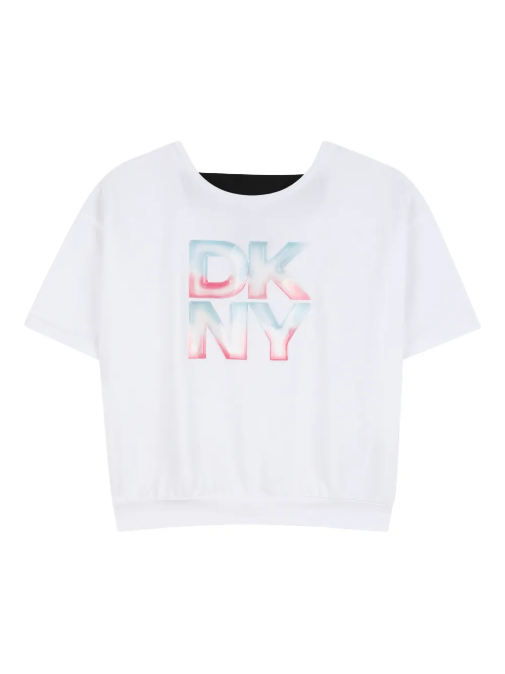 Dkny Kids T-shirt con logo - Bianco