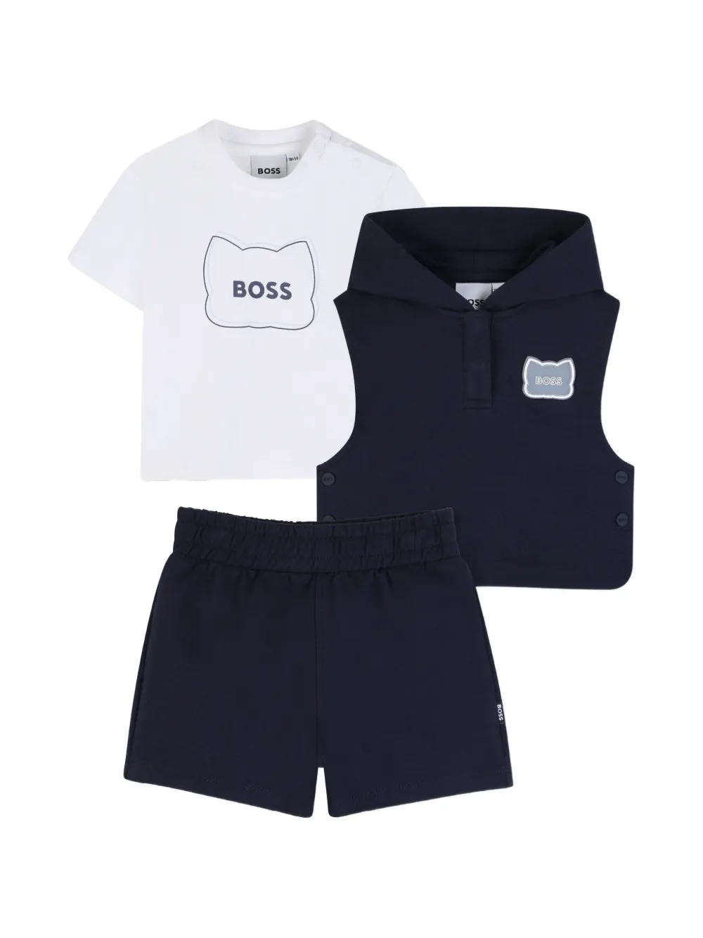 BOSS Kidswear Tuta sportiva smanicata - Blu