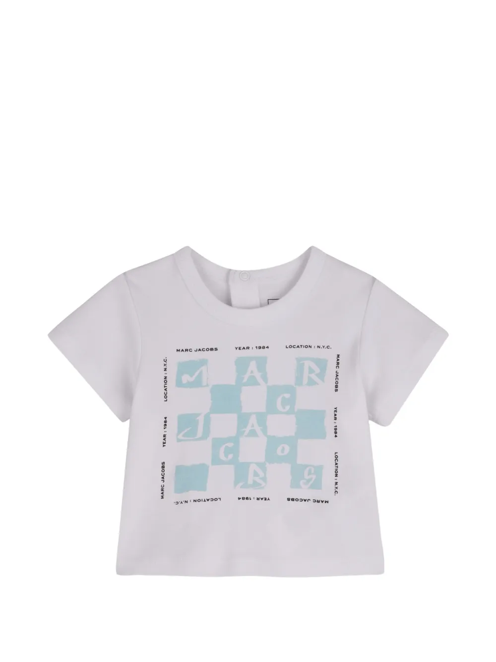 Marc Jacobs Kids T-shirt en shorts met grafische print Wit