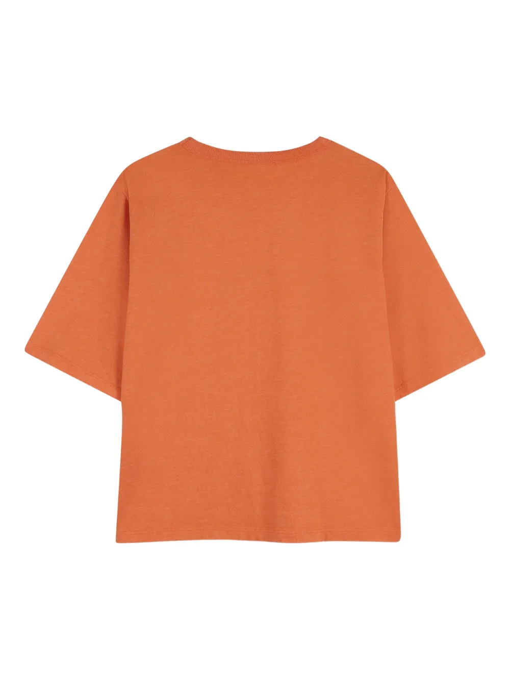 Zadig & Voltaire Kids T-shirt met grafische print Oranje