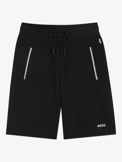 BOSS Kidswear shorts con cordones en la pretina