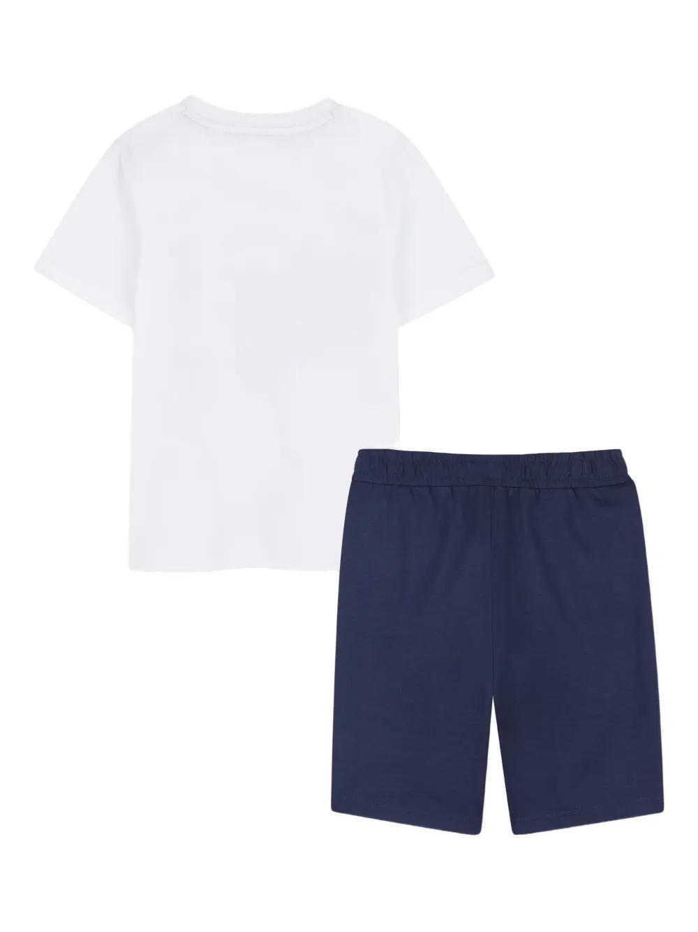 Timberland Kids Shorts set met logoprint Blauw