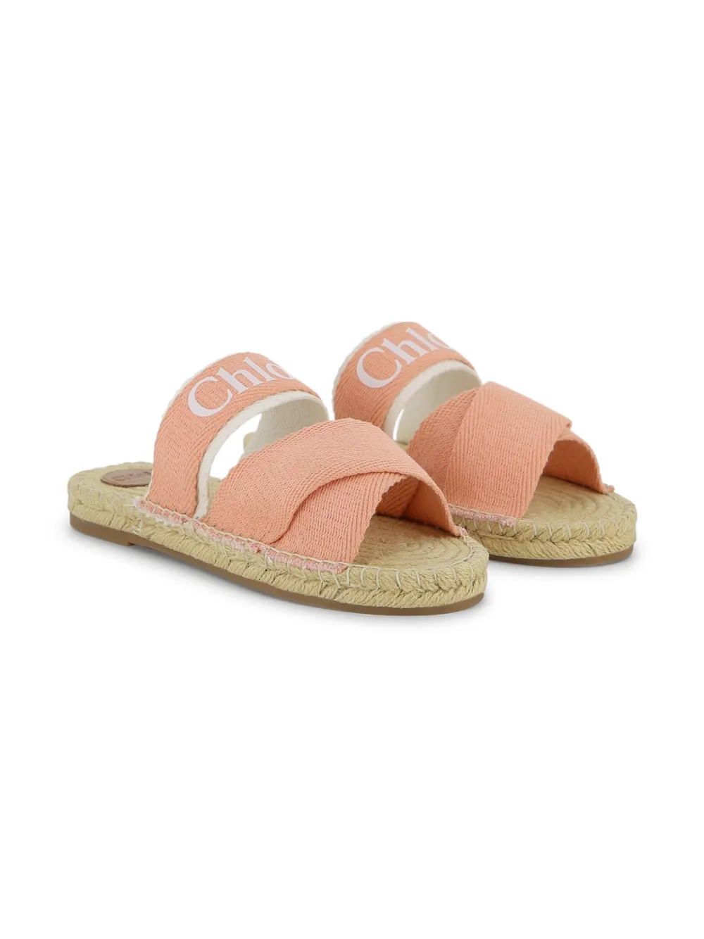 Chloé Kids Sandali con logo - Rosa