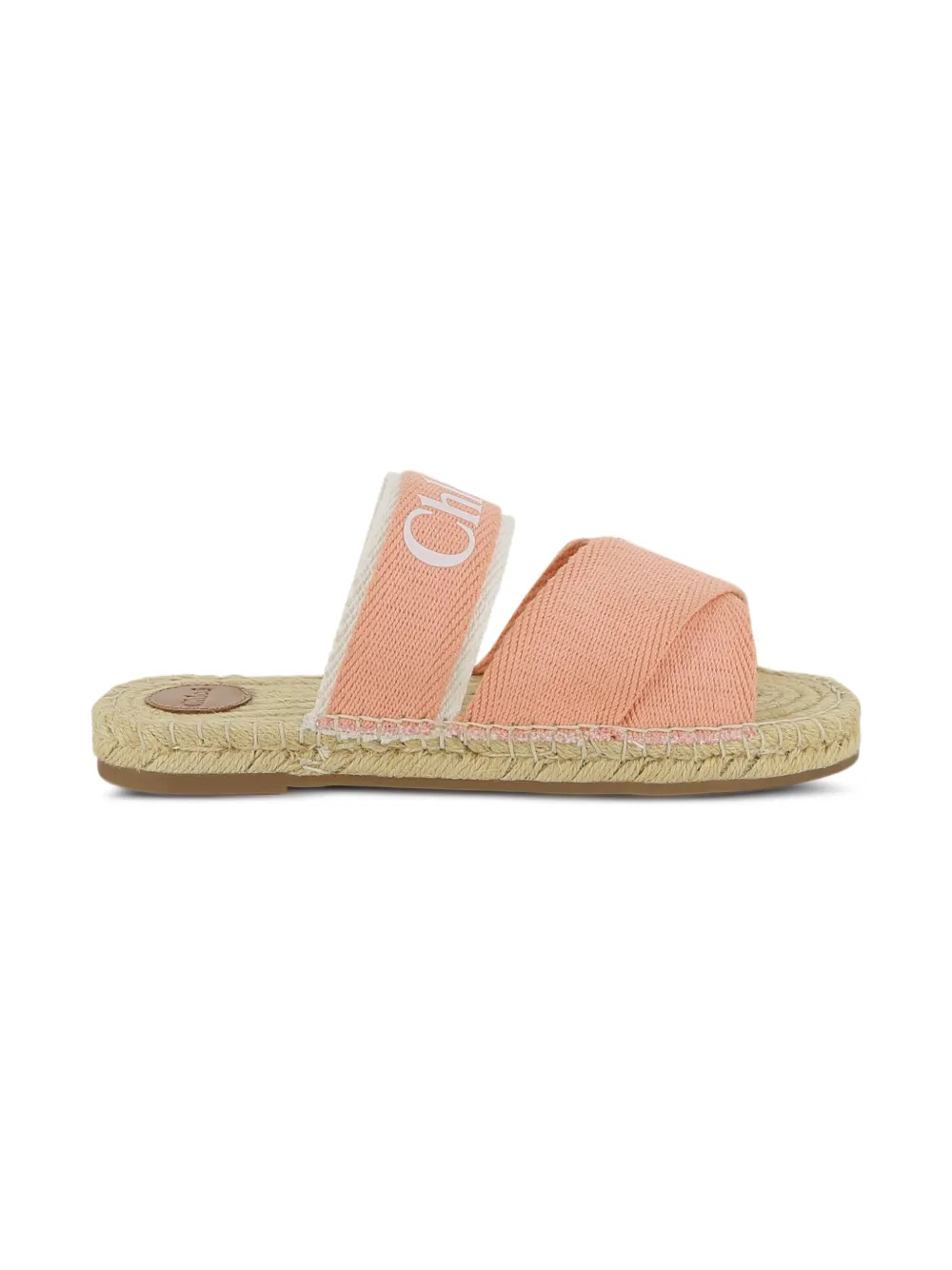 Chloé Kids Sandalen met gekruiste bandjes Roze