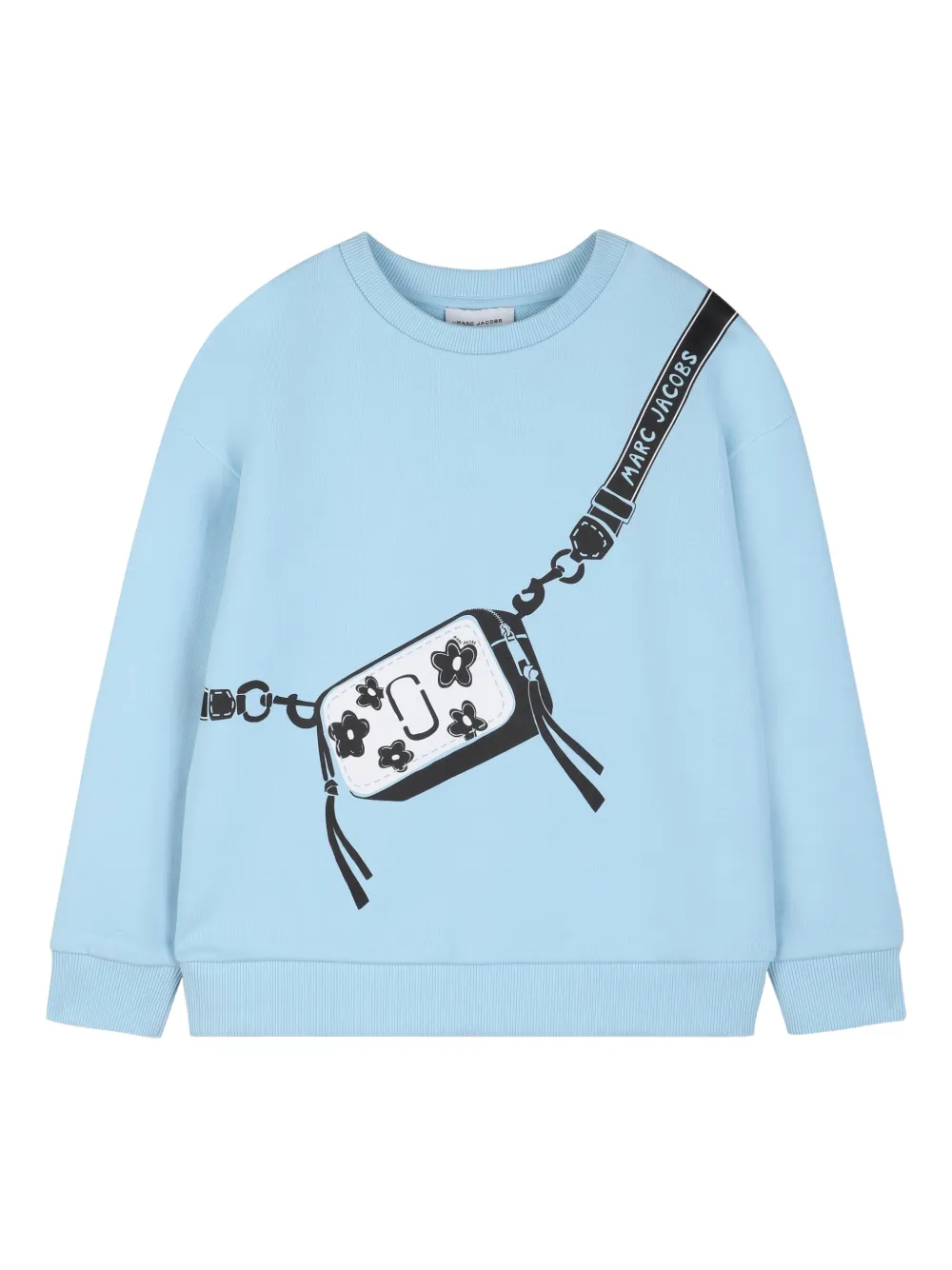 Marc Jacobs Kids printed sweatshirt - Blue