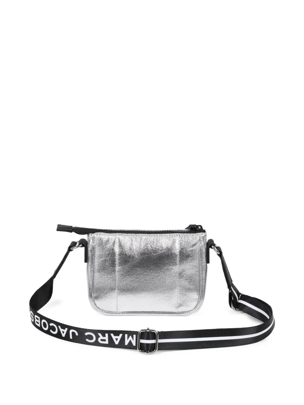 Marc Jacobs Kids quilted logo cross body bag - Argento