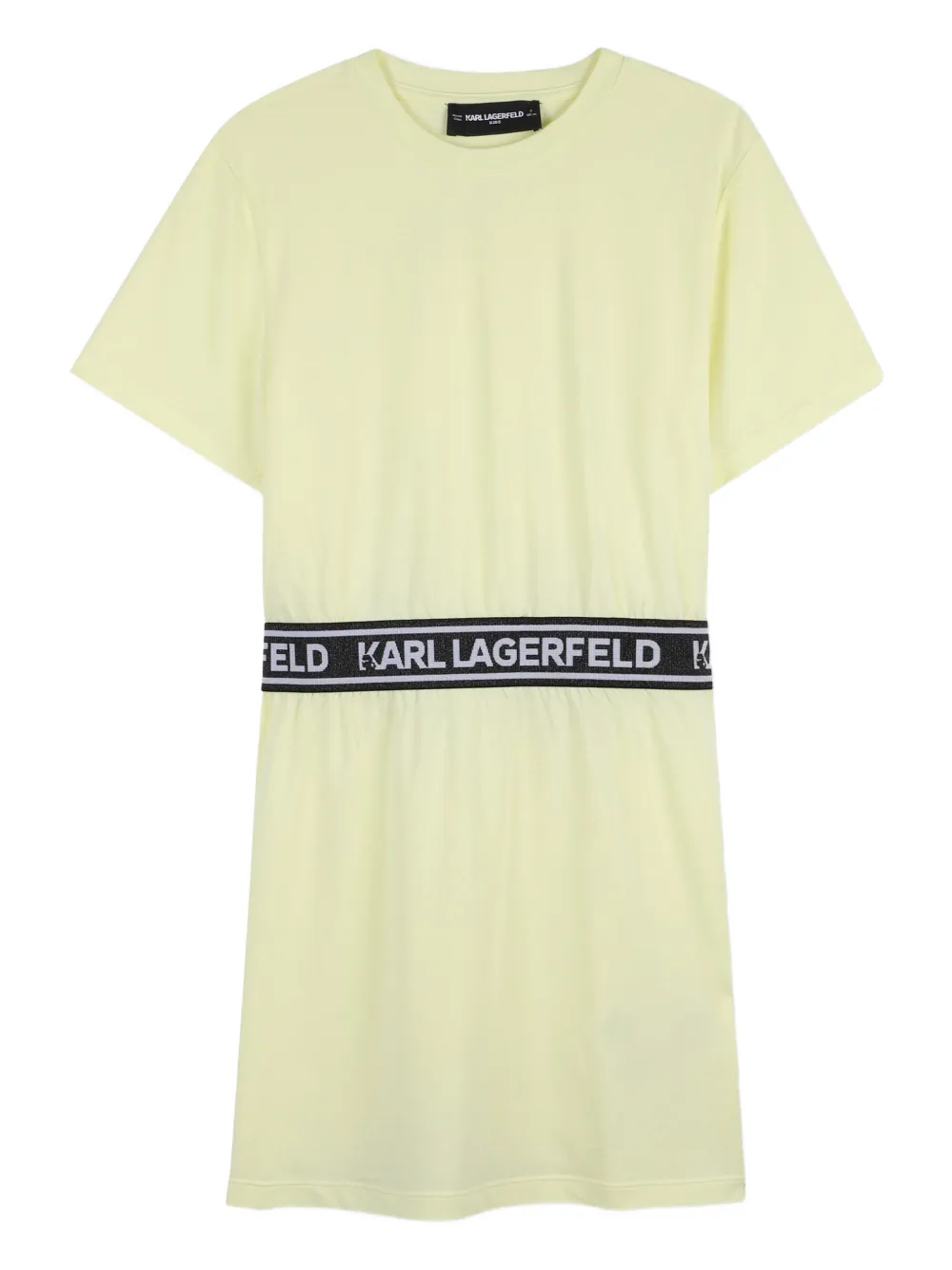 Karl Lagerfeld Kids Abito con logo - Giallo