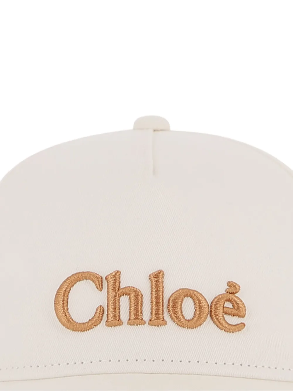 Chloé Kids Pet met geborduurd logo Beige