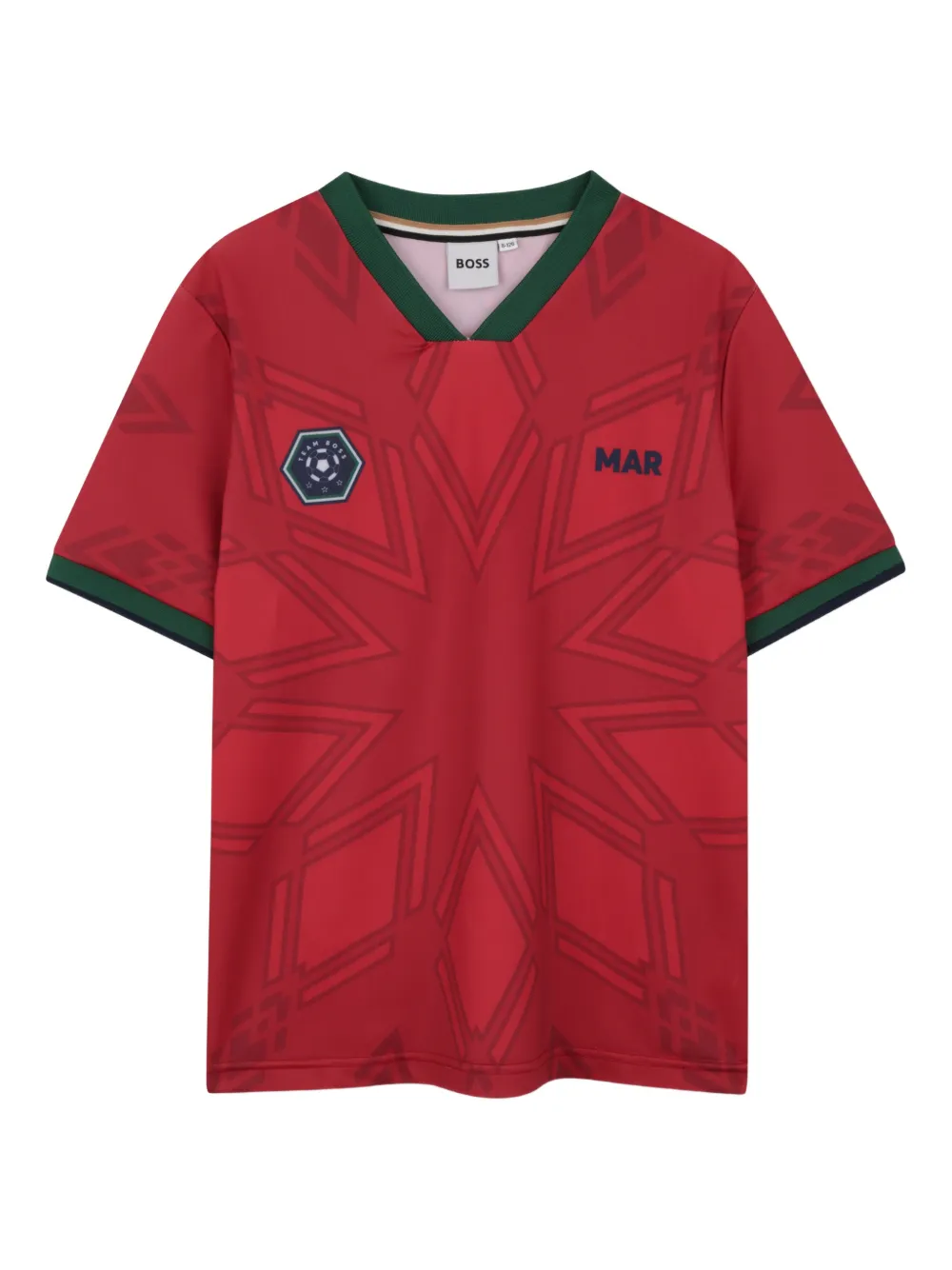 BOSS Kidswear T-shirt con stampa - Rosso