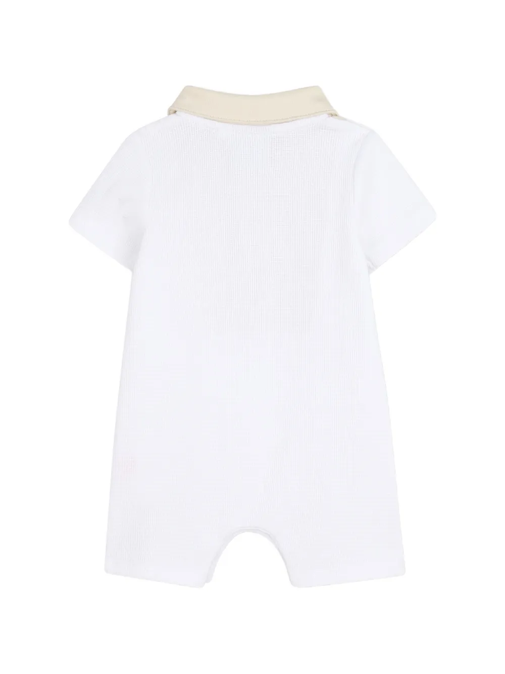 BOSS Kidswear Playsuit met knopen Wit