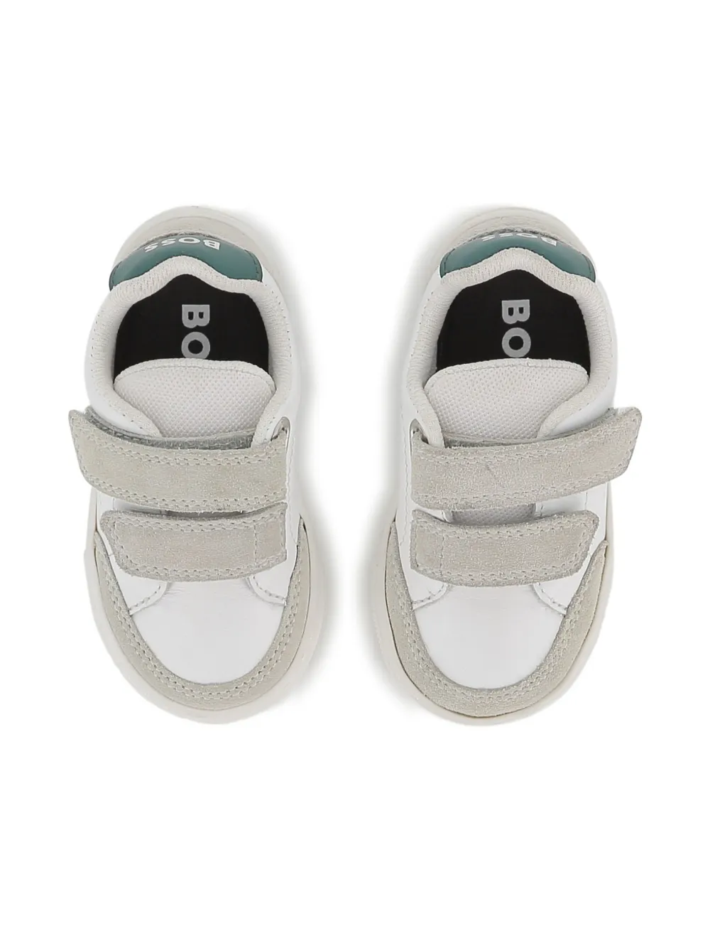 BOSS Kidswear Sneakers met klittenband Wit
