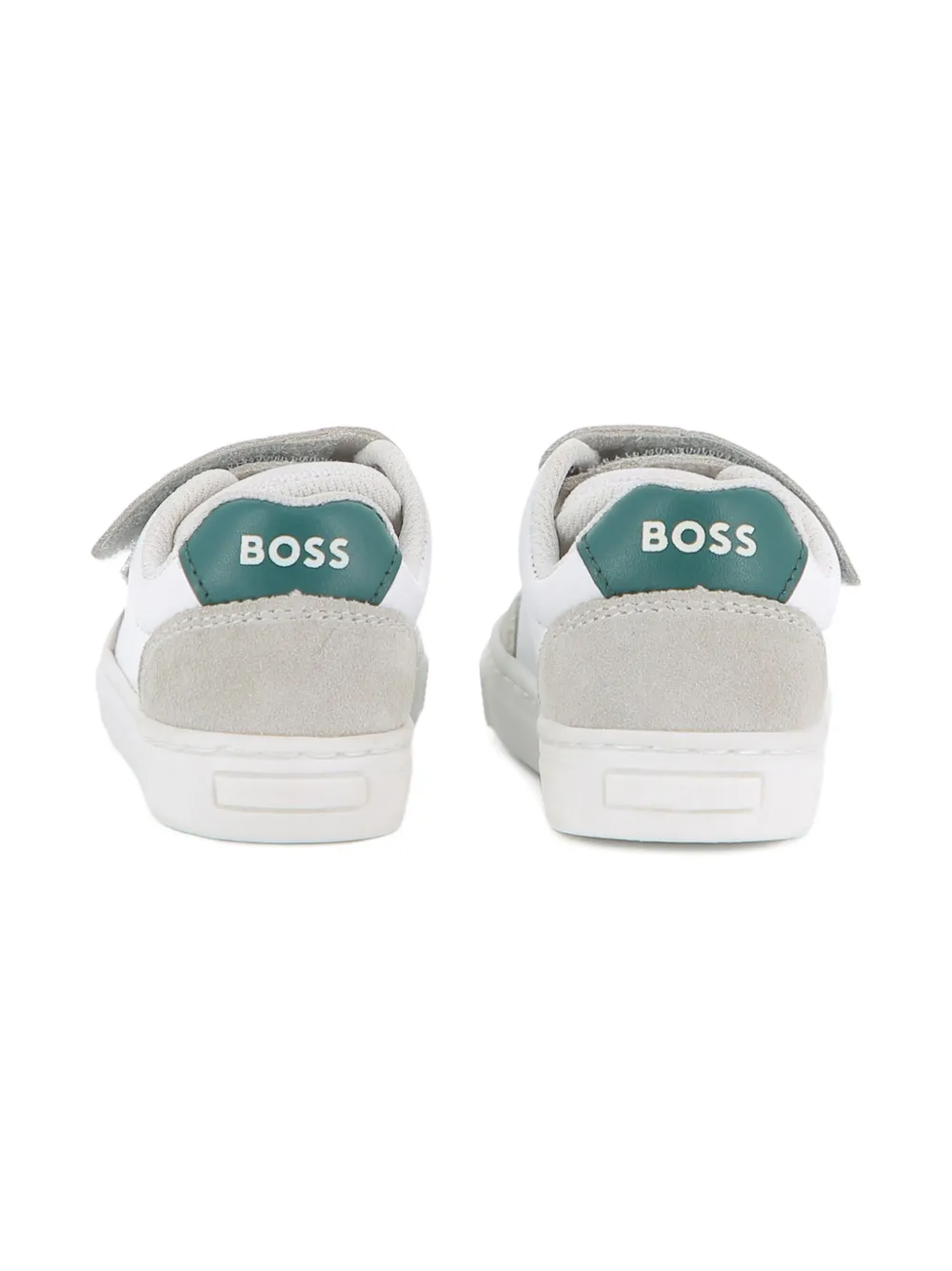 BOSS Kidswear Sneakers met klittenband Wit