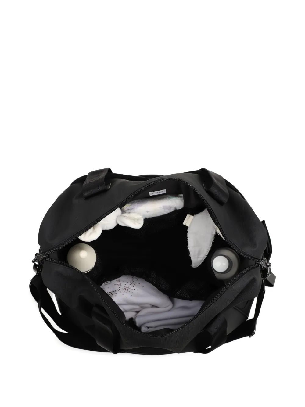 BOSS Kidswear Luiertas met logoband Zwart
