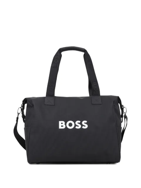 BOSS Kidswear pañalera con logo en la correa
