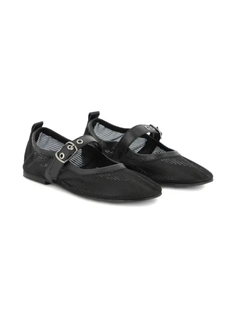 Dkny Kids buckle-strap ballerinas