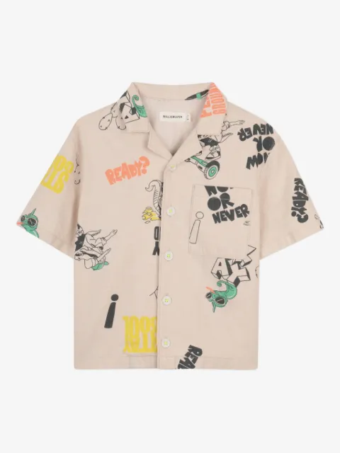 Billieblush camisa con estampado gráfico