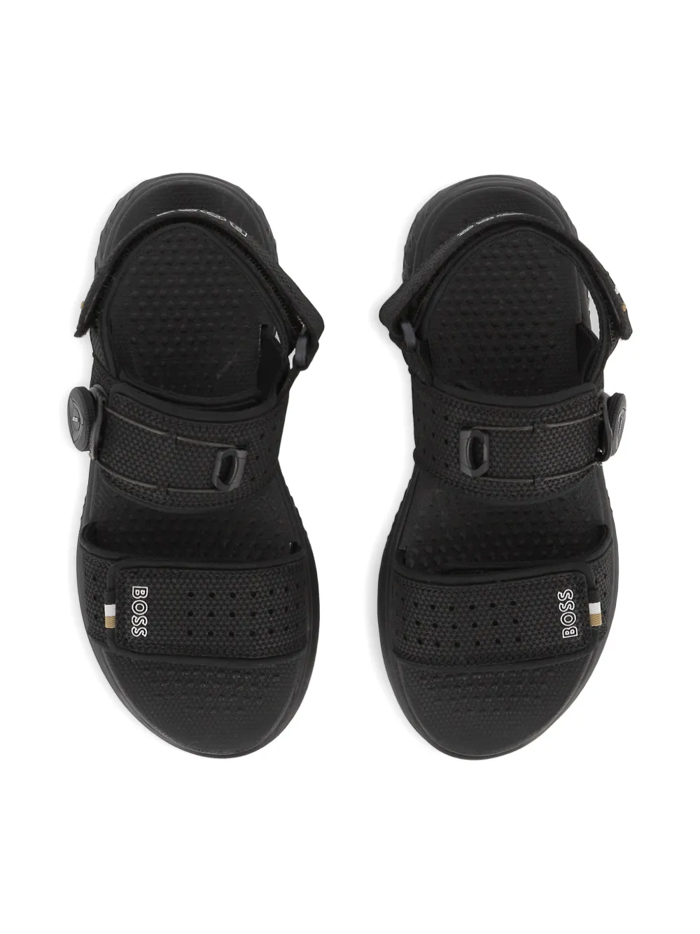 BOSS Kidswear Sandalen met klittenband Zwart
