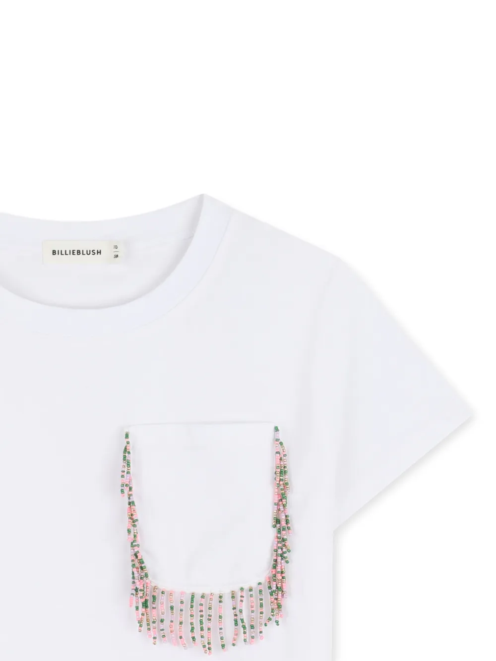 Billieblush Shirt met zak met kralen Wit