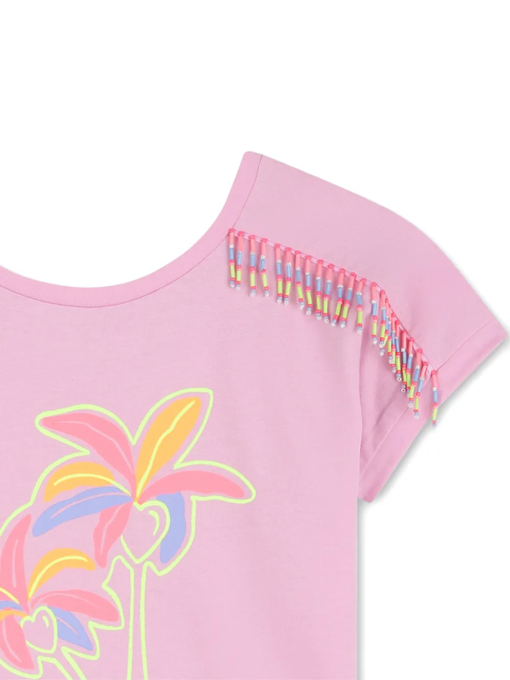  Billieblush Camiseta Con Detalle De Cuentas - Rosa 