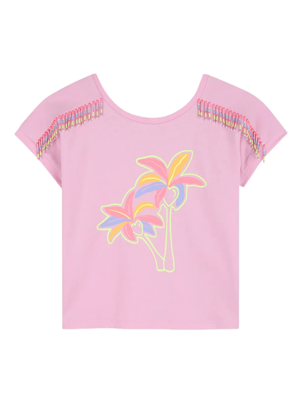  Billieblush Camiseta Con Detalle De Cuentas - Rosa 