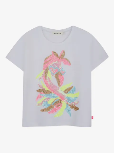 Billieblush playera bordada con lentejuelas