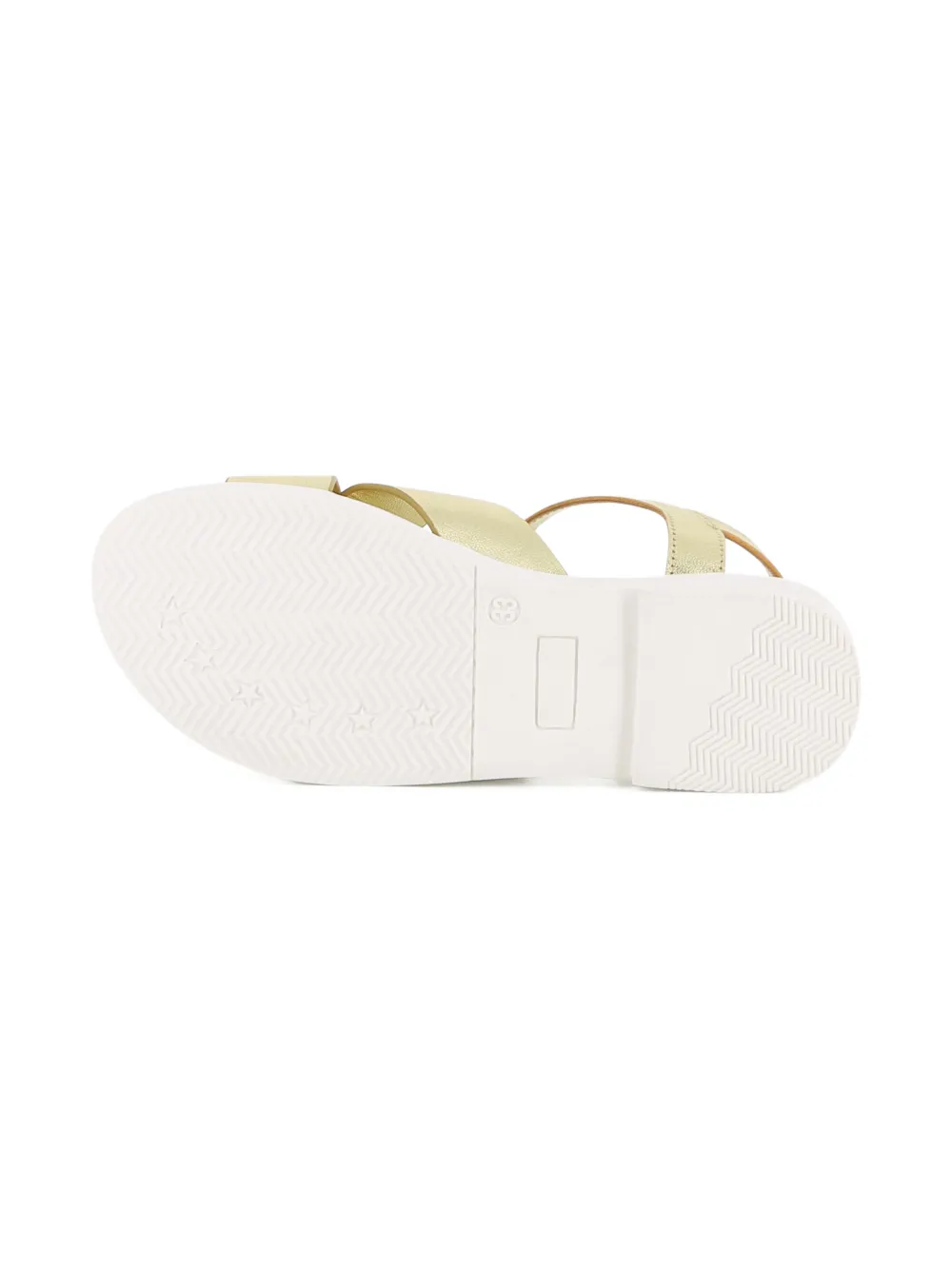 Karl Lagerfeld Kids Sandalen met logobandje Goud